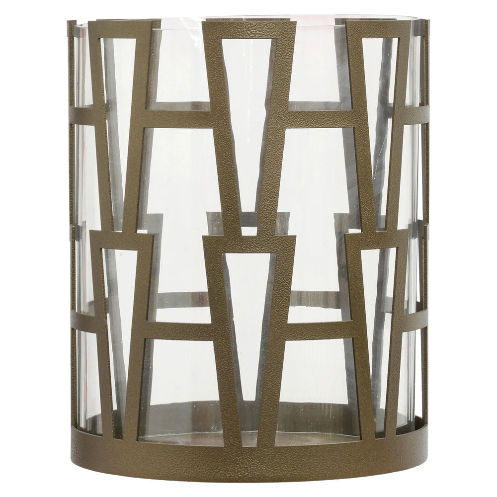 Hurricane light Shandy brass antique small - Canwell Interiors Limited - Richmond