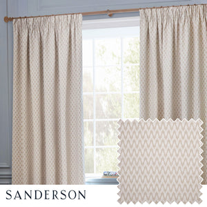 Hutton 228x137 Pencil Pleat Curtains Linen - Canwell Interiors Limited - Riva
