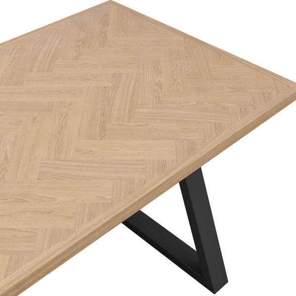 Hyde Natural & Black Dining Table - Canwell Interiors Limited - Canwell