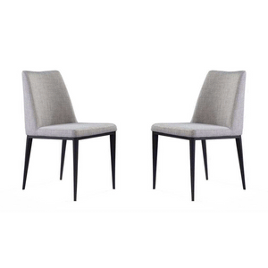 Medici Dining Chair - Set of 2 - Cool Grey - Tommy Franks