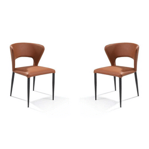 Pari II Dining Chair - Set of 2 - Tan - Tommy Franks