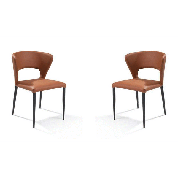 Pari II Dining Chair - Set of 2 - Tan - Tommy Franks