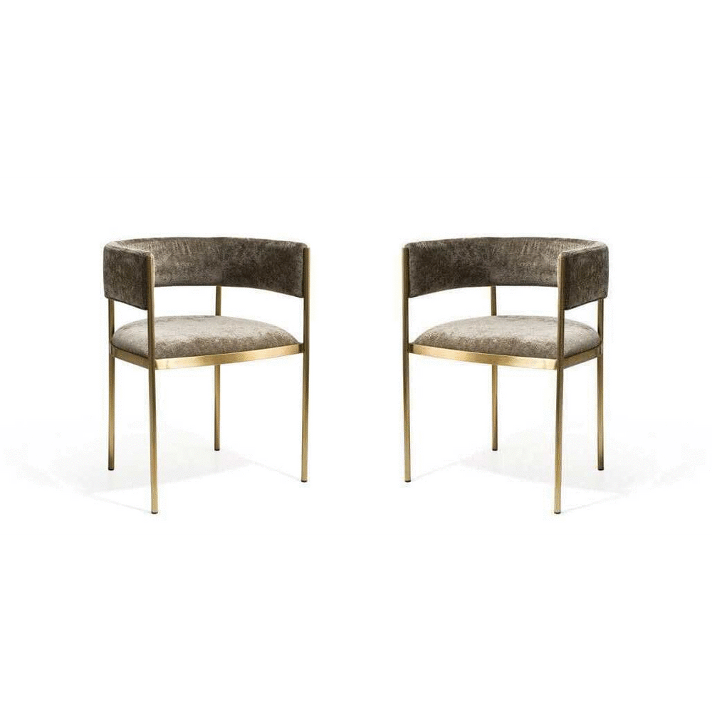 Envie II Dining Chair - Set of 2 - Giselle Olive - XShowhome Limited - Tommy Franks