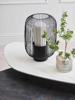 Imperia 2 Tier Large Asymmetrical Ceramic Coffee Table - Canwell Interiors Limited - Xshowhome