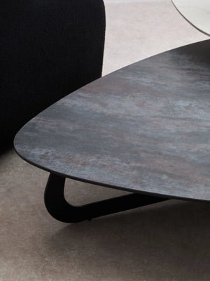 Imperia 2 Tier Large Asymmetrical Ceramic Coffee Table - XShowhome Limited - Xshowhome