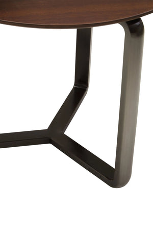 Imperia 2 Tier Round Veneer and Ceramic Coffee Table - XShowhome Limited - Xshowhome