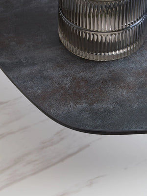 Imperia 2 Tier Small Asymmetrical Ceramic Coffee Table - XShowhome Limited - Xshowhome