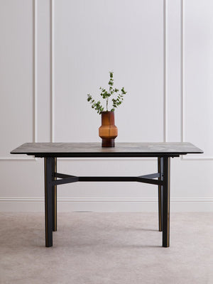 Imperia Ceramic Marble Effect Rectangular Dining Table - Canwell Interiors Limited - Xshowhome