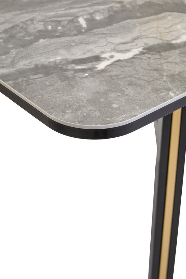 Imperia Ceramic Marble Effect Rectangular Dining Table - Canwell Interiors Limited - Xshowhome
