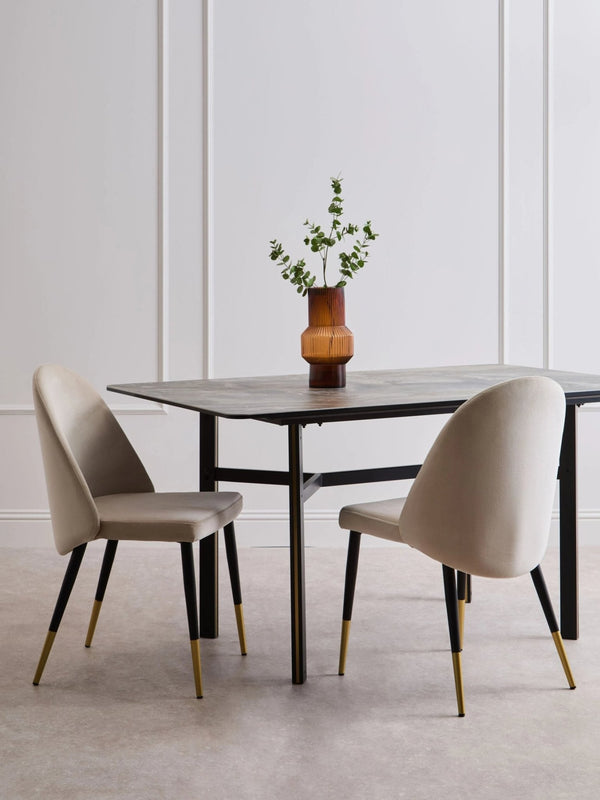 Imperia Ceramic Marble Effect Rectangular Dining Table - XShowhome Limited - Xshowhome