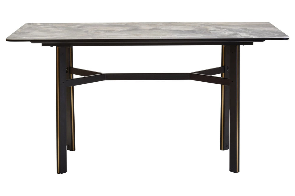 Imperia Ceramic Marble Effect Rectangular Dining Table - XShowhome Limited - Xshowhome