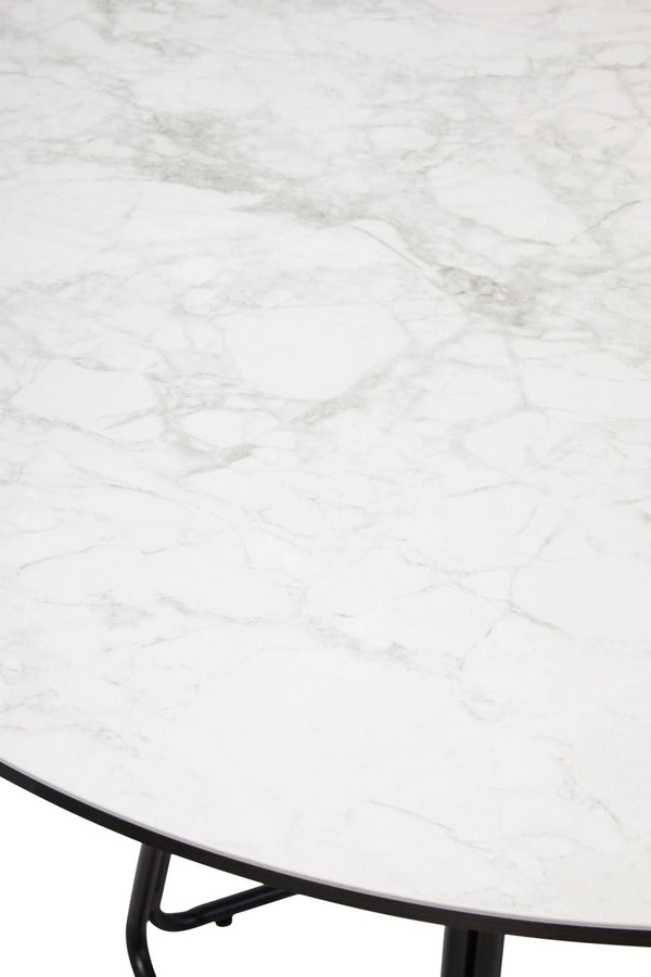Imperia Ceramic Marble Effect Round Dining Table - XShowhome Limited - Xshowhome