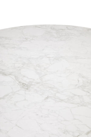 Imperia Ceramic Marble Effect Round Dining Table - XShowhome Limited - Xshowhome