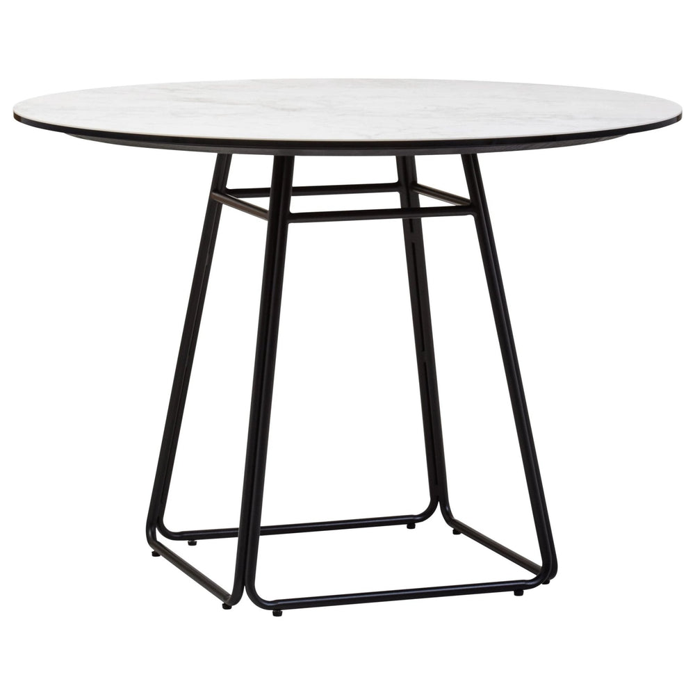 Imperia Ceramic Marble Effect Round Dining Table - XShowhome Limited - Xshowhome