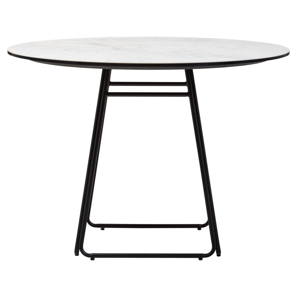 Imperia Ceramic Marble Effect Round Dining Table - XShowhome Limited - Xshowhome