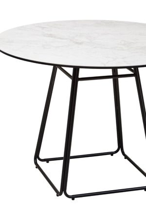 Imperia Ceramic Marble Effect Round Dining Table - XShowhome Limited - Xshowhome