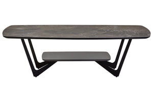 Imperia Grey Ceramic Marble Effect Coffee Table - Canwell Interiors Limited - Xshowhome