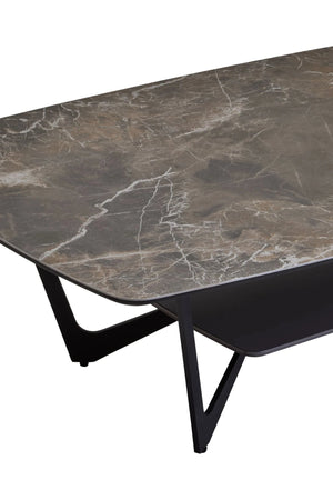 Imperia Grey Ceramic Marble Effect Coffee Table - XShowhome Limited - Xshowhome