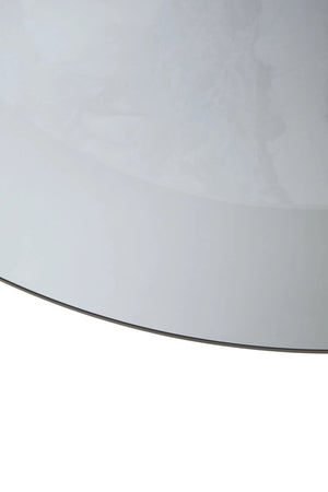 Imperia Round Grey Glass And Ceramic Large Coffee Table - XShowhome Limited - Xshowhome
