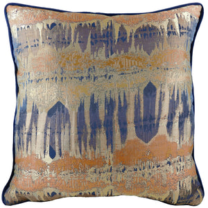 Inca 43x43 Feather Filled Cushion Royal - Canwell Interiors Limited - Riva