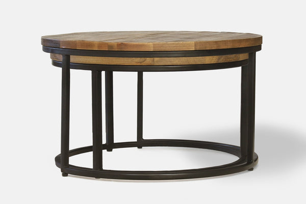 Industrial Round Stool Set /2 - Canwell Interiors Limited - Jaipur