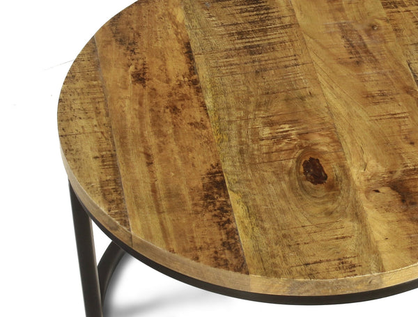 Industrial Round Stool Set /2 - Canwell Interiors Limited - Jaipur