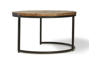 Industrial Round Stool Set /2 - Canwell Interiors Limited - Jaipur