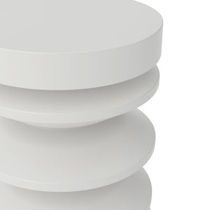 Iris White Side Table - Canwell Interiors Limited - Canwell