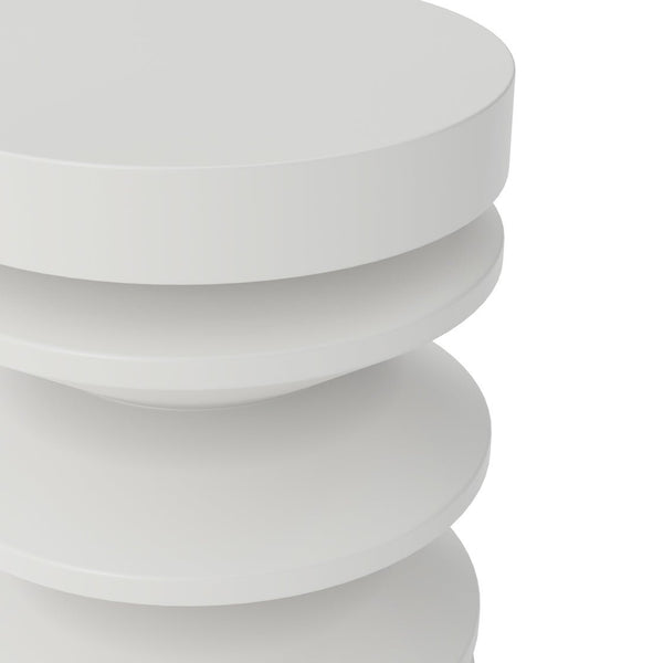 Iris White Side Table - Canwell Interiors Limited - Canwell