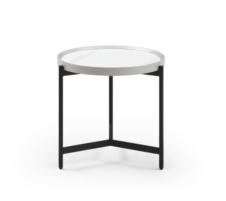 Ivery Side Table - Light Grey - XShowhome Limited - Tommy Franks
