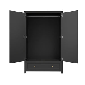 Ives Black 2 Door Wardrobe - Canwell Interiors Limited - Canwell
