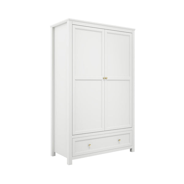 Ives White 2 Door Wardrobe - Canwell Interiors Limited - Canwell