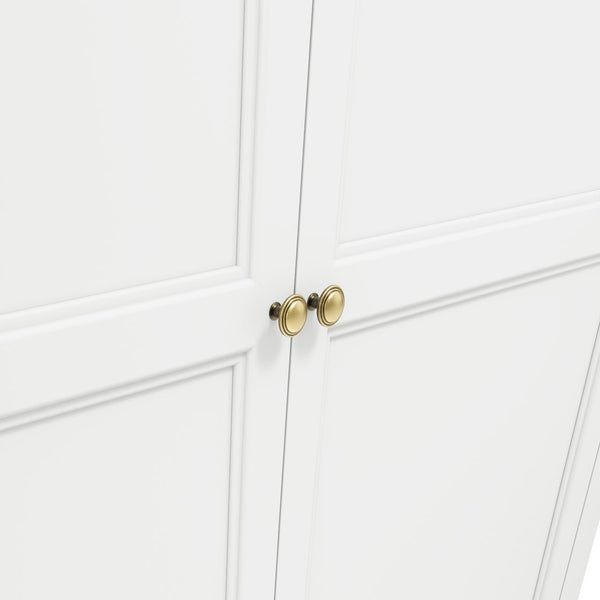 Ives White 2 Door Wardrobe - Canwell Interiors Limited - Canwell