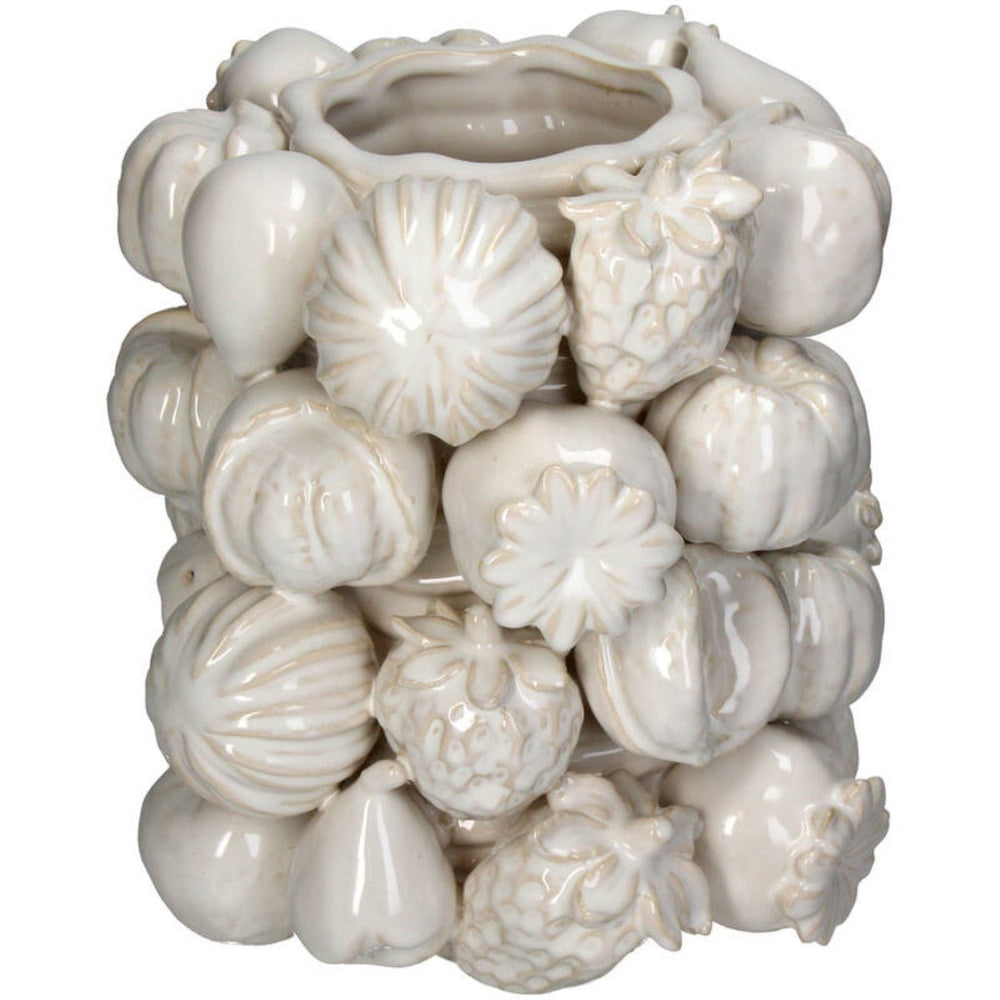 Ivory Orchard Ceramic Vase Large - XShowhome Limited - Libra
