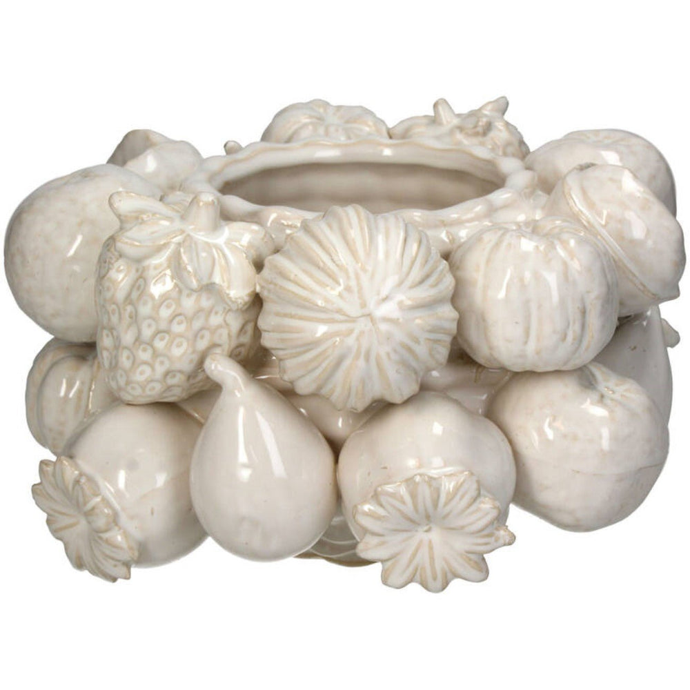 Ivory Orchard Ceramic Vase Small - XShowhome Limited - Libra