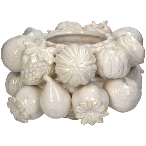 Ivory Orchard Ceramic Vase Small - XShowhome Limited - Libra