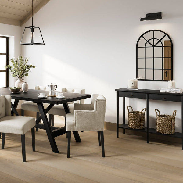 Jackson Matte Black Console Table - Canwell Interiors Limited - Canwell
