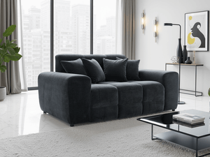 Jacob Sofa Black 2 Seater - XShowhome Limited - Xshowhome