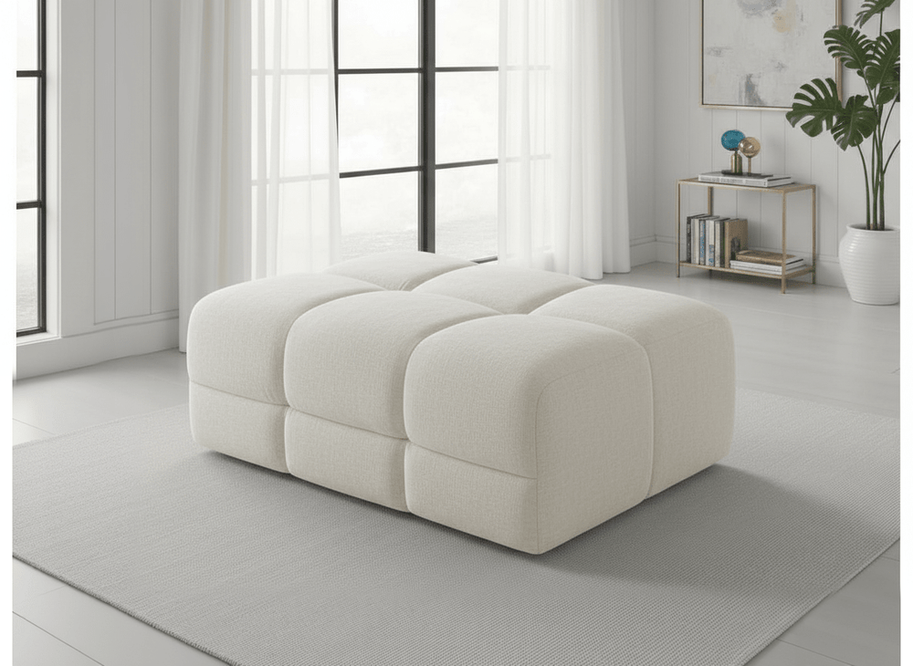 Jacob Sofa Natural Footstool - XShowhome Limited - Xshowhome