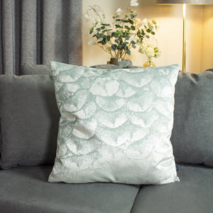 Jaden 50x50 Feather Filled Cushion Seagreen/eau De Nil - Canwell Interiors Limited - Riva