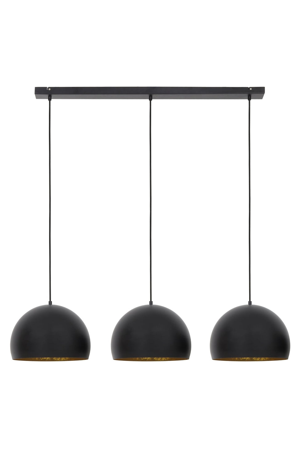 JAICEY Pendant Light — 3l Matt Black - gold - Canwell Interiors Limited - Light & Living