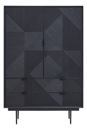 Jakara Black Finish Cabinet - Canwell Interiors Limited - Xshowhome