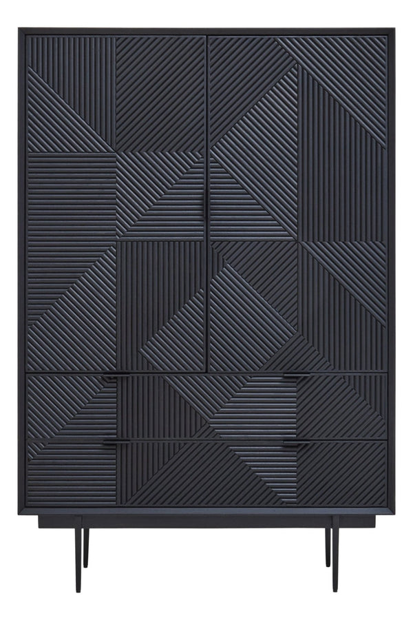Jakara Black Finish Cabinet - XShowhome Limited - Xshowhome
