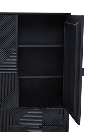 Jakara Black Finish Cabinet - XShowhome Limited - Xshowhome