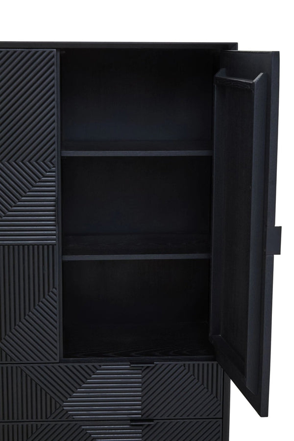 Jakara Black Finish Cabinet - XShowhome Limited - Xshowhome