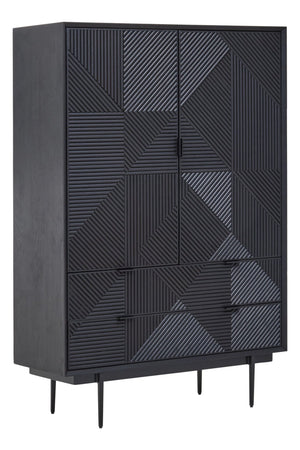Jakara Black Finish Cabinet - XShowhome Limited - Xshowhome