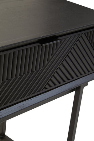 Jakara Black Finish Console Table with 2 Drawers - Canwell Interiors Limited - Xshowhome