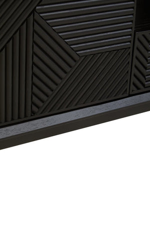 Jakara Black Finish Media Unit - Canwell Interiors Limited - Xshowhome