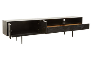 Jakara Black Finish Media Unit - Canwell Interiors Limited - Xshowhome