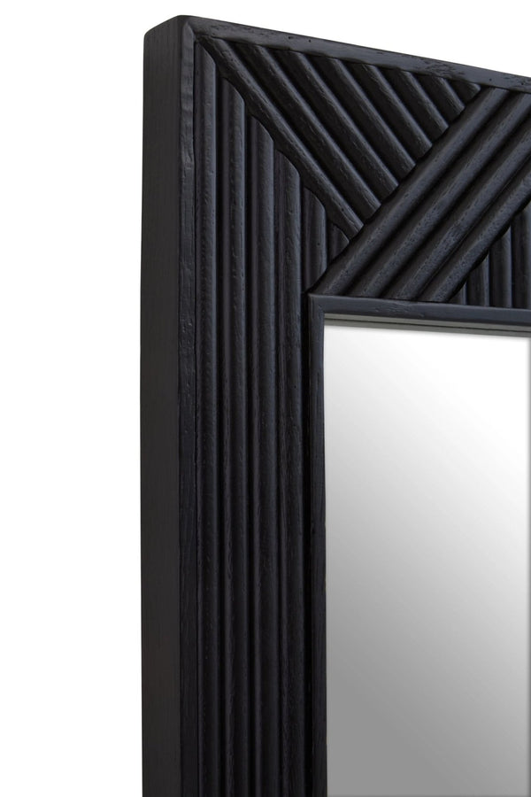Jakara Black Finish Wall Mirror - XShowhome Limited - Xshowhome